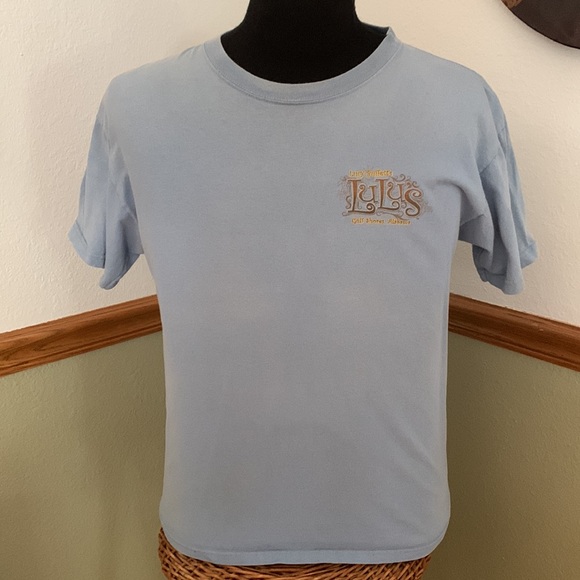 Lucy Buffet’s Lulu’s “I’m on Beach Time” graphic t-shirt sz L - Picture 3 of 5